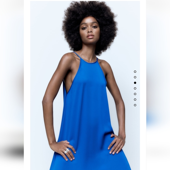 ZARA NEW flowy midi 👗 DRESS 👗 😍 - Picture 3 of 4